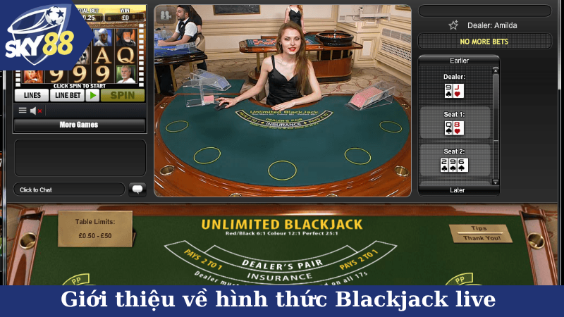 Giới thiệu về hình thức Blackjack live