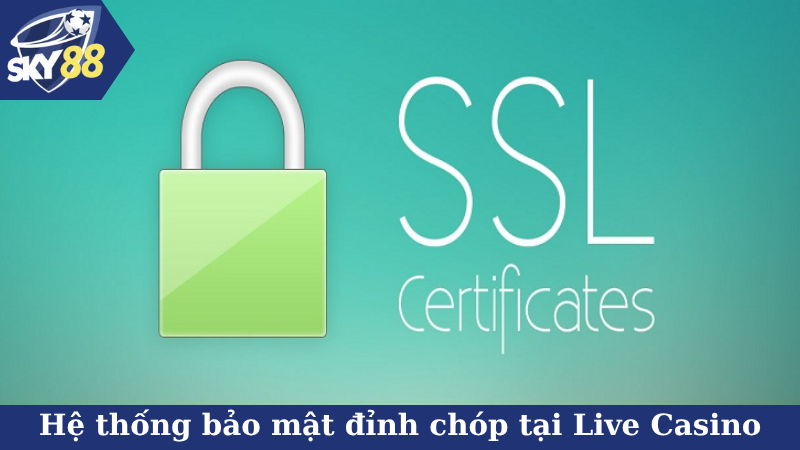 Hệ thống bảo mật đỉnh chóp tại Live Casino